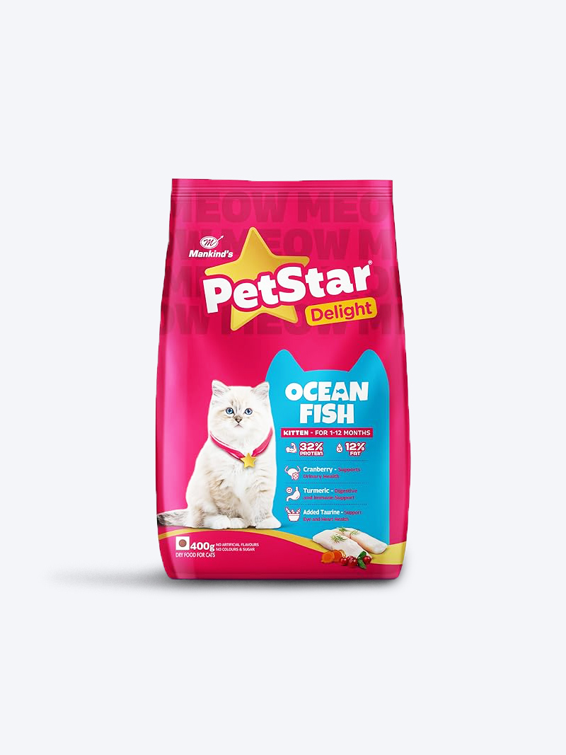 Petstar Kitten Ocean Fish Dry Food | Healthy Growth & Strong Immunity