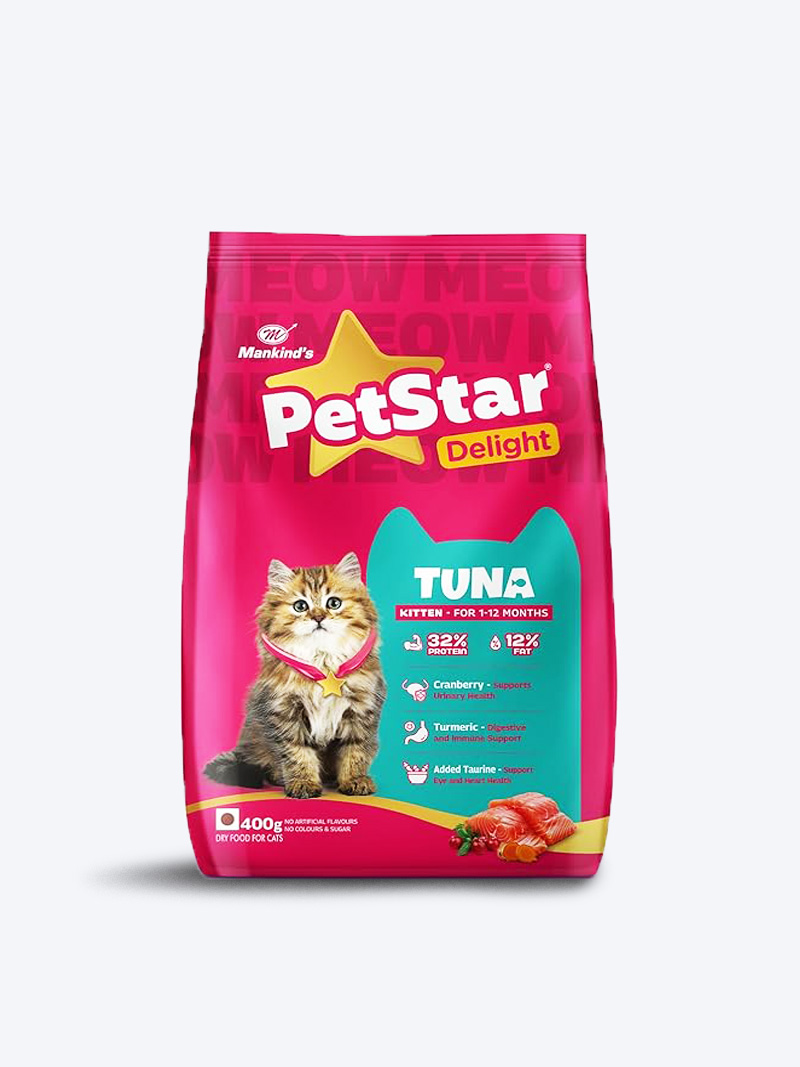 Petstar Kitten Tuna Dry Food | Complete Nutrition for Healthy Growth
