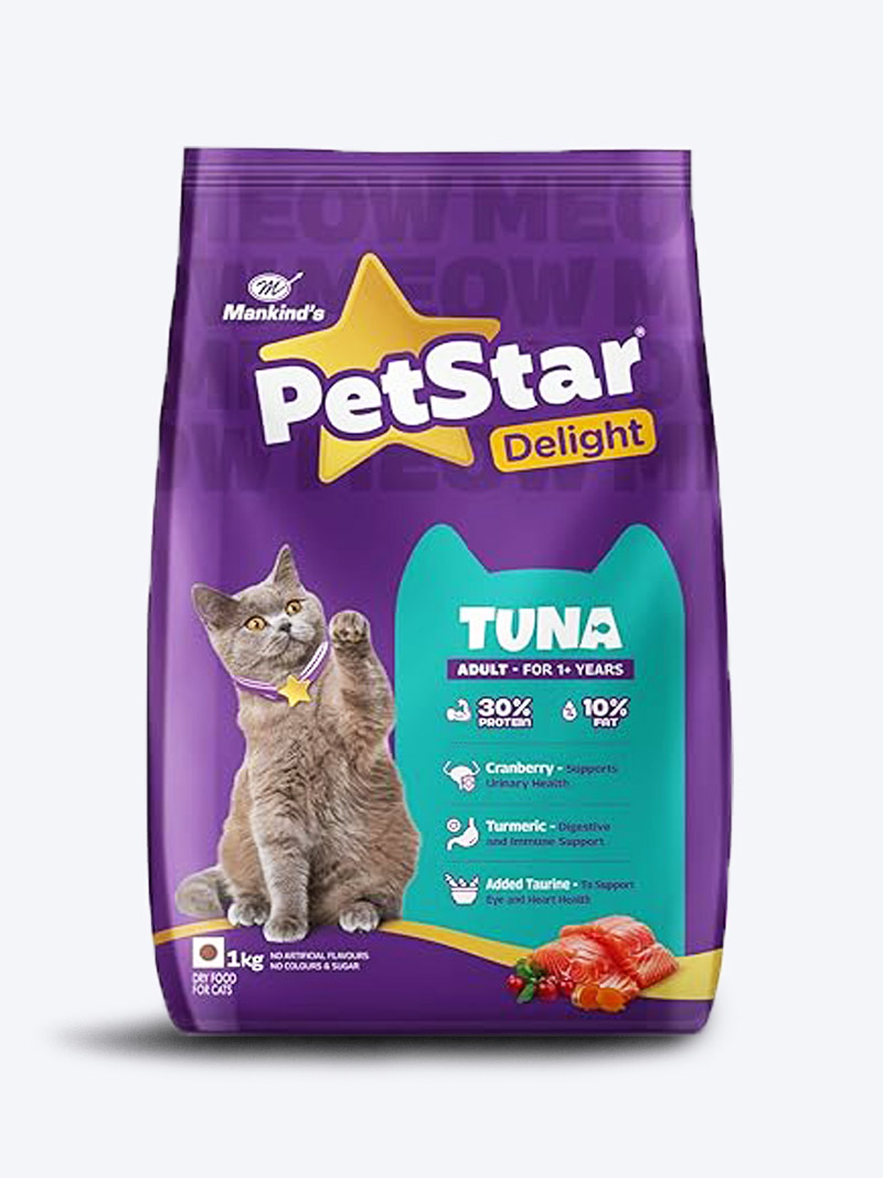 Petstar Tuna Adult Cat Dry Food | Complete Nutrition for Adult Cats