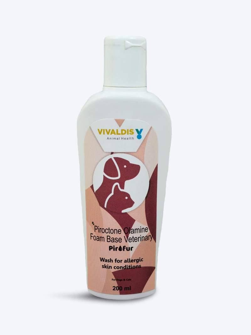 Buy Vivaldis Pirofur Anti-Allergic Dog Shampoo 200ml Online – Petindiaonline.com