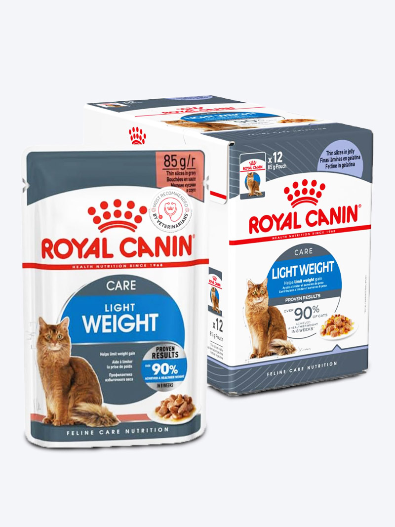 Royal Canin Light Weight Care Wet Cat Food 85g (Pack of 12) | Healthy Weight Control