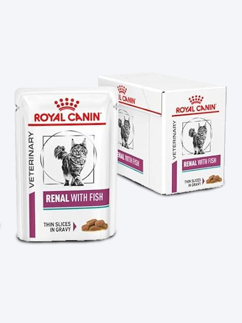 Royal Canin Renal With Fish Wet Cat Food 85g | Veterinary Diet Kidney Care