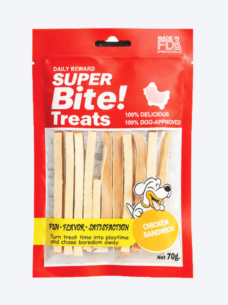 Buy Super Bite Chicken Sandwich Dog Treats at a low price in online India on petindiaonline