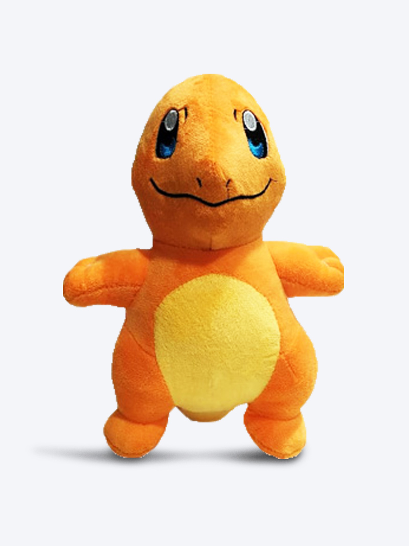 Soft Charmander-Inspired Dog Toy – Plush, Durable & Pet-Safe