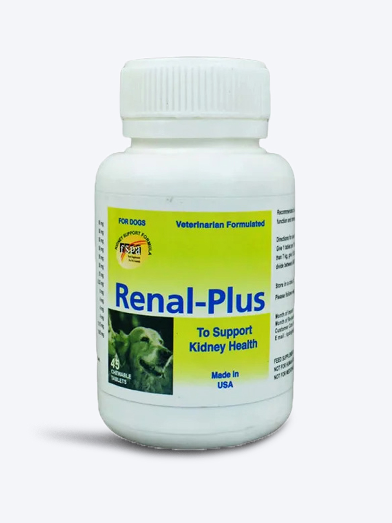 Buy Saitrayaa Renal Plus 45 Tablets – Kidney Support for Dogs & Cats | Petindiaonline.com