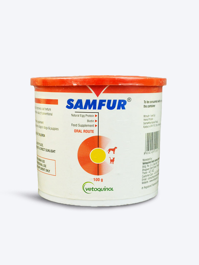 Buy Vetoquinol Samfur 100gm at a low price in online India on Petindiaonline