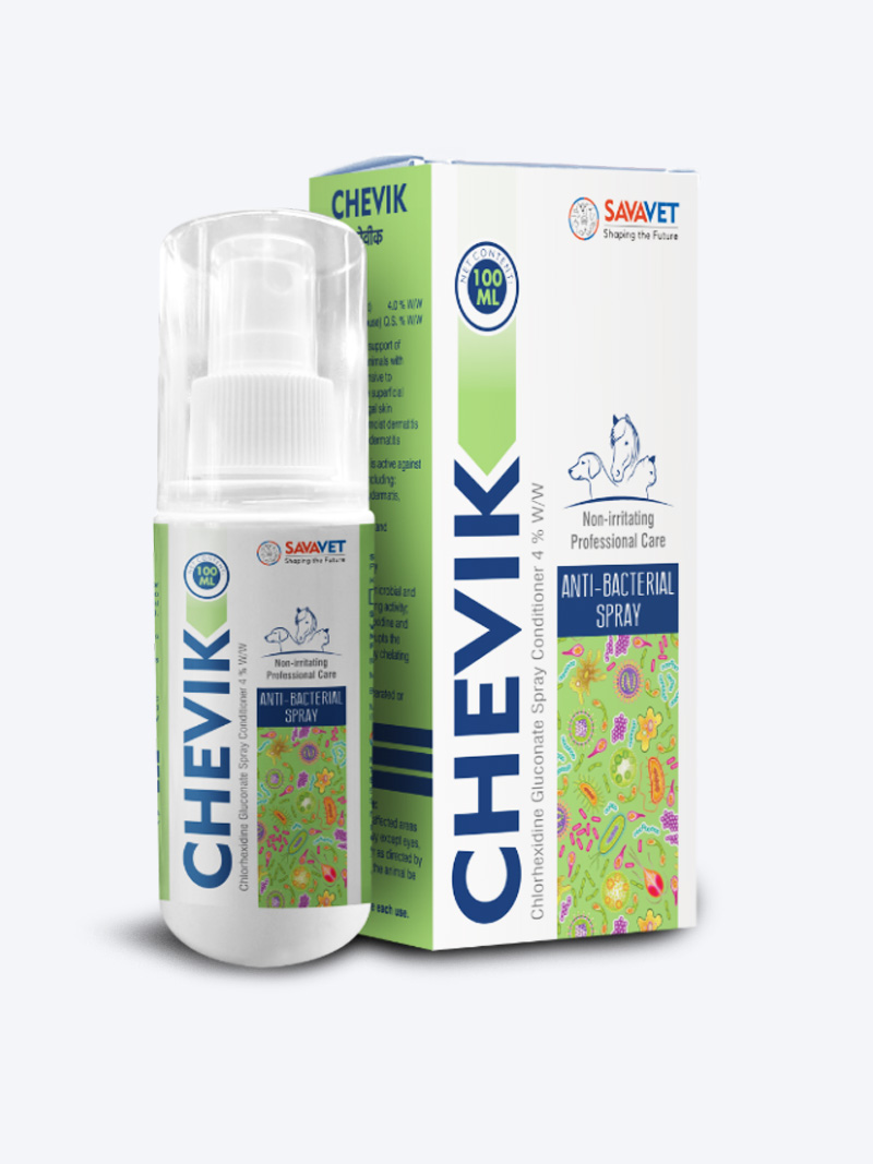 Savavet Chevik Anti-Bacterial Spray Conditioner 100ml for Dogs & Cats
