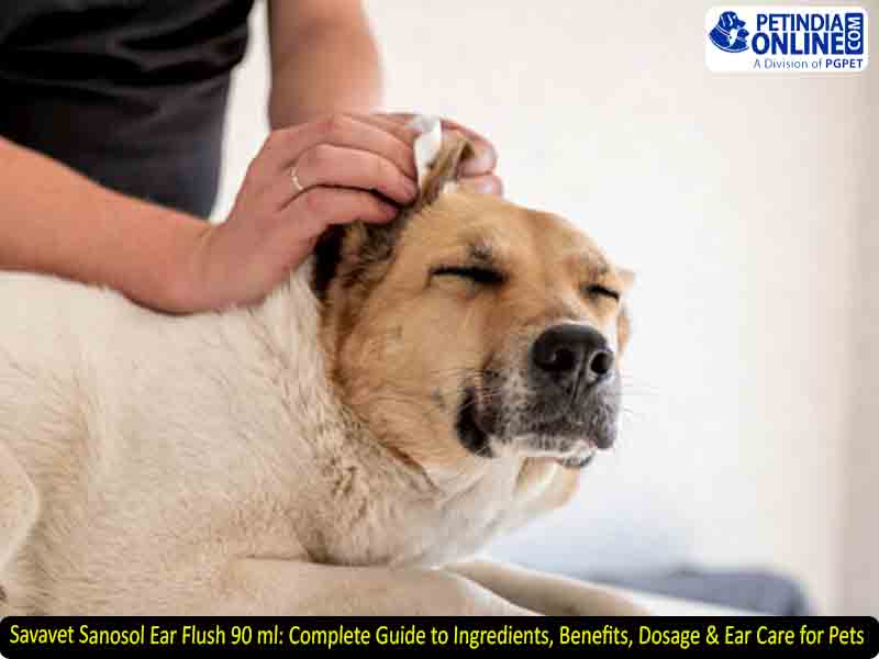 Savavet Sanosol Ear Flush 90 ml: Complete Guide to Ingredients, Benefits, Dosage & Ear Care for Pets