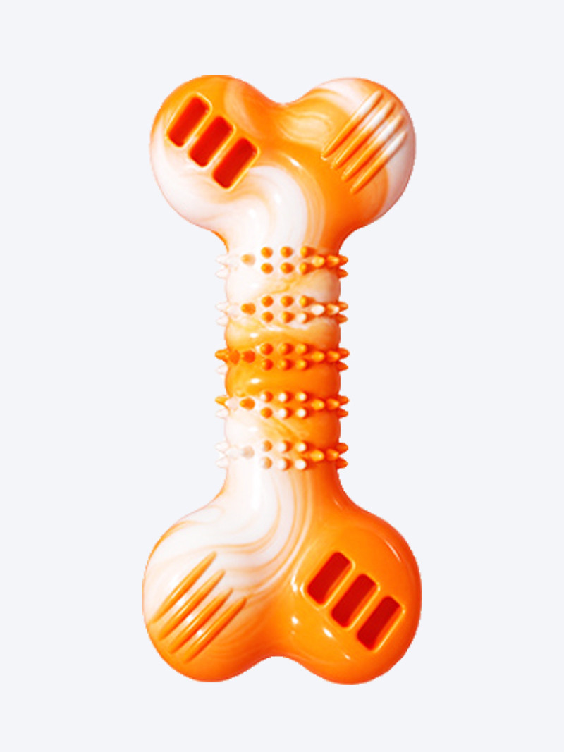Squeaky Spike Bone for Large Dogs | Interactive Dog Toy