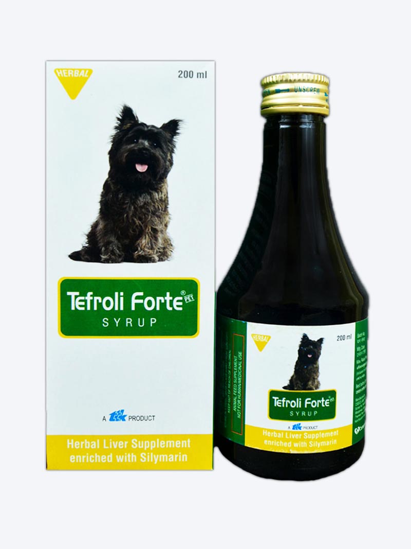 Buy Tefroli Forte Syrup at a low price in online India on Petindiaonline