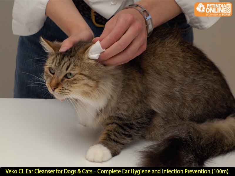 Veko CL Ear Cleanser for Dogs & Cats – Complete Ear Hygiene and Infection Prevention (100ml)