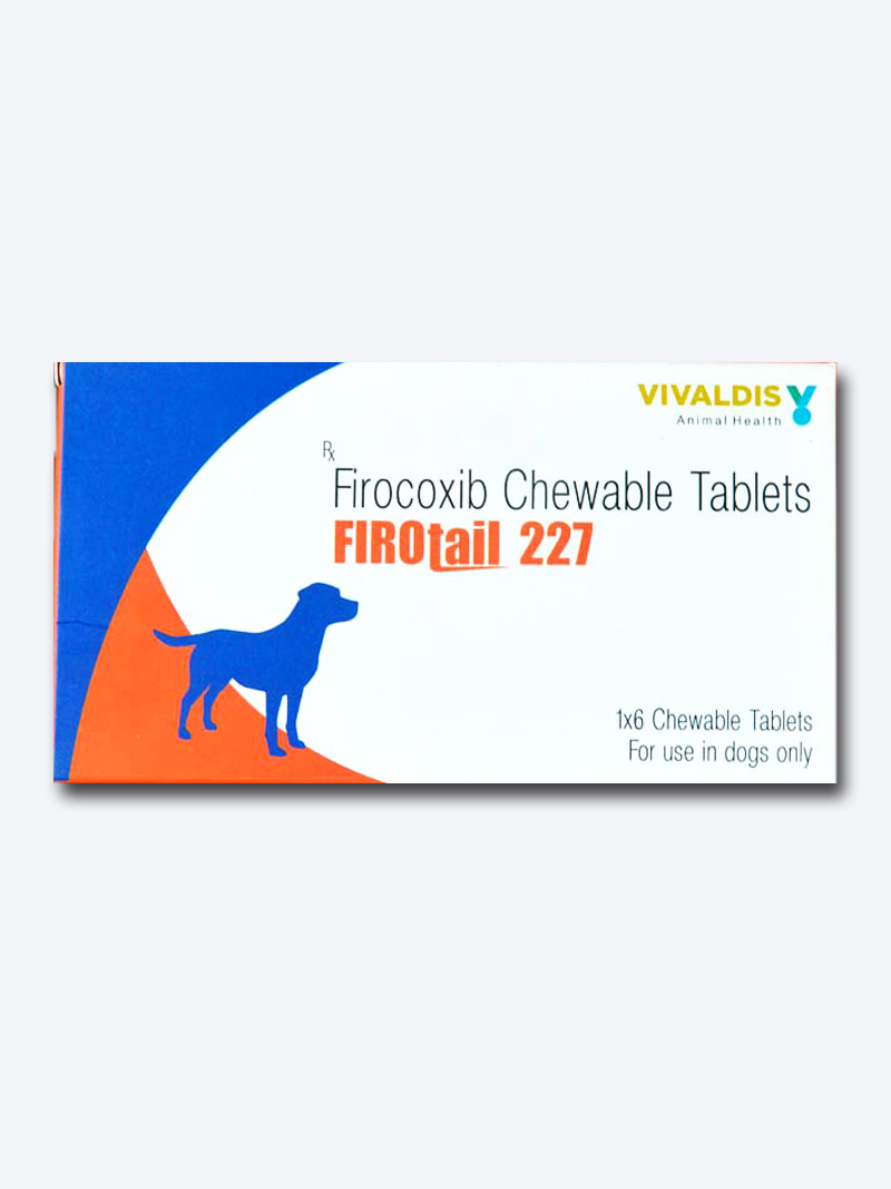 Buy Vivaldis Firotail 227mg Chewable Tablets (6 Count) – Pain Relief for Dogs | Petindiaonline.com
