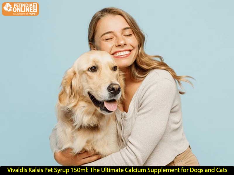 Vivaldis Kalsis Pet Syrup 150ml: The Ultimate Calcium Supplement for Dogs and Cats