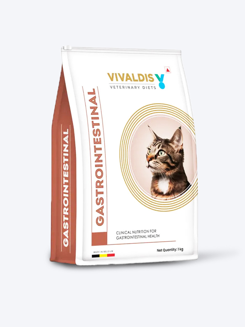 Vivaldis V Diet Gastrointestinal Cat Dry Food 1kg | Digestive Care Formula | PetIndiaOnline