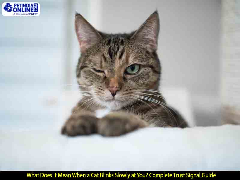 What Does It Mean When a Cat Blinks Slowly at You? Complete Trust Signal Guide