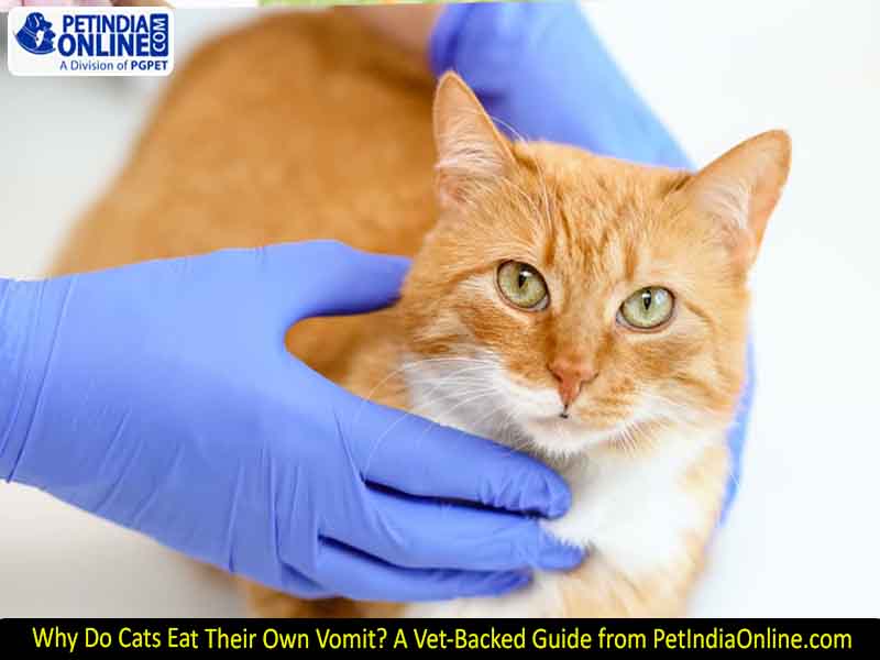 Why Do Cats Eat Their Own Vomit? A Vet-Backed Guide from PetIndiaOnline.com