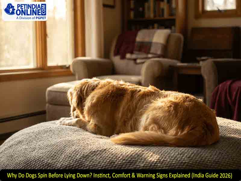 Why Do Dogs Spin Before Lying Down? Instinct, Comfort & Warning Signs Explained (India Guide 2026)