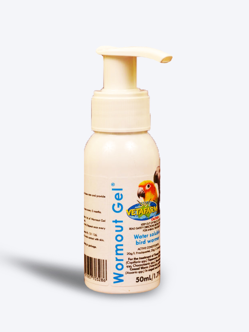 Buy Vetafarm Wormout Gel | Bird Worming Treatment | Petindiaonline.com