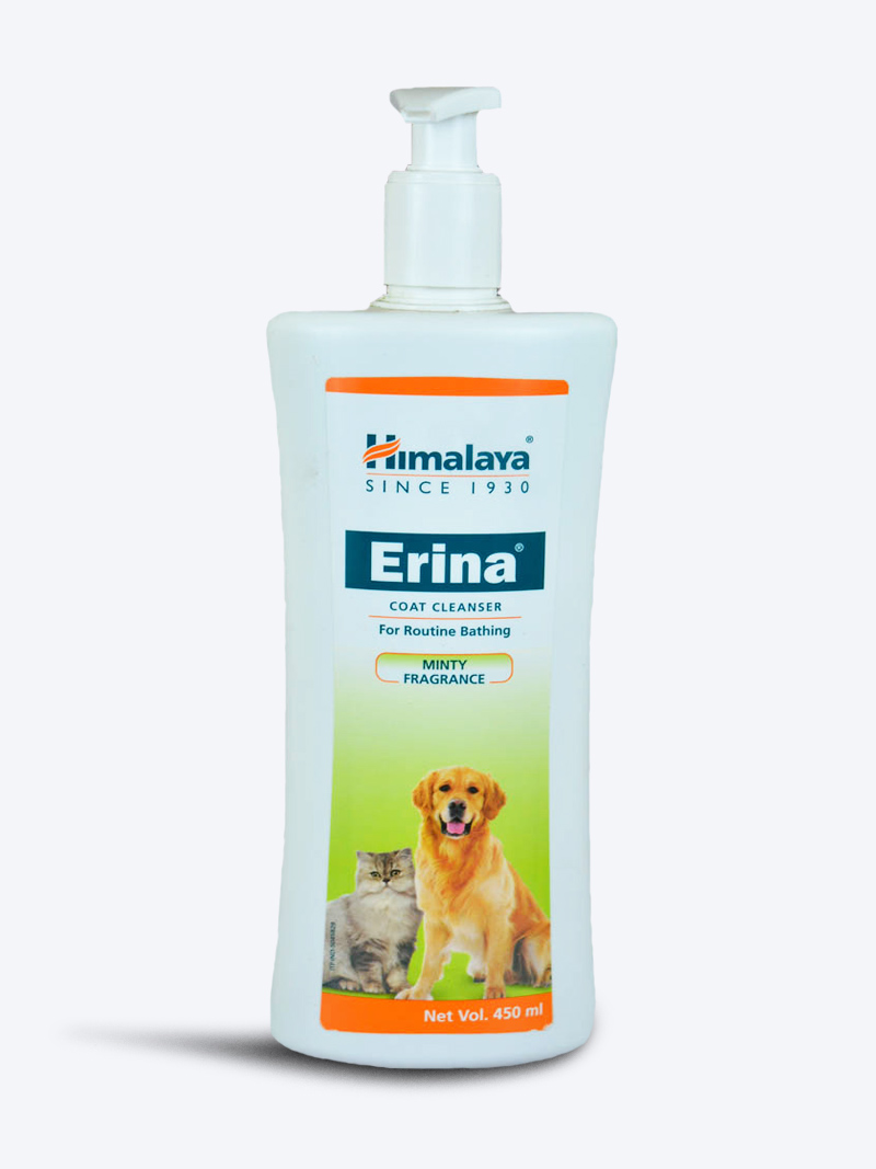 Himalaya Erina Dog Coat Cleanser 450ml – Herbal Cleanser for Healthy Skin and Coat