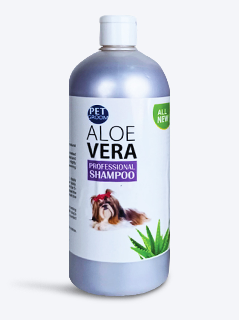 Pet Groom Professional Aloe Vera Shampoo 1000ml | Soothing Skin & Coat Care for Dogs & Cats