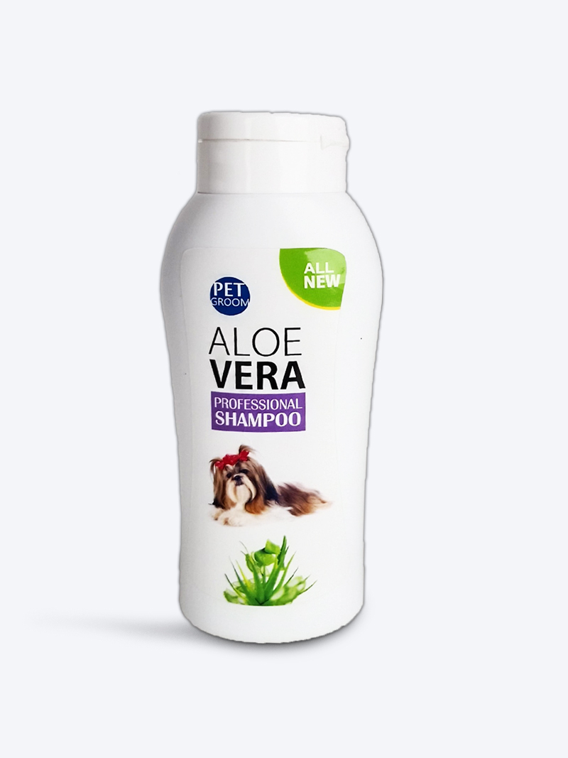 Pet Groom Professional Aloe Vera Shampoo 200ml | Soothing Skin & Coat Care for Dogs & Cats