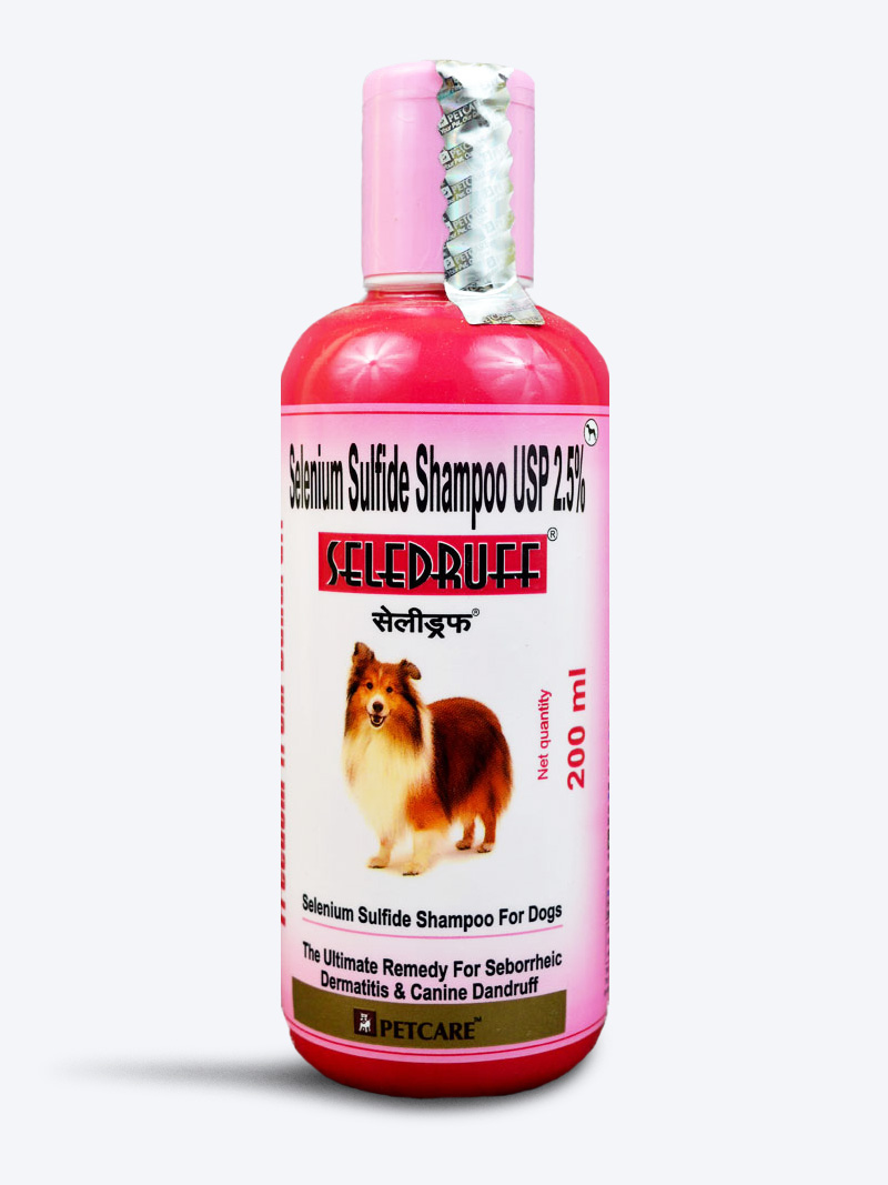 Pet Care Seledruff Dog Shampoo 200ml – Anti-Dandruff Solution | Petindiaonline.com